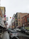 a city street filled with lots of traffic