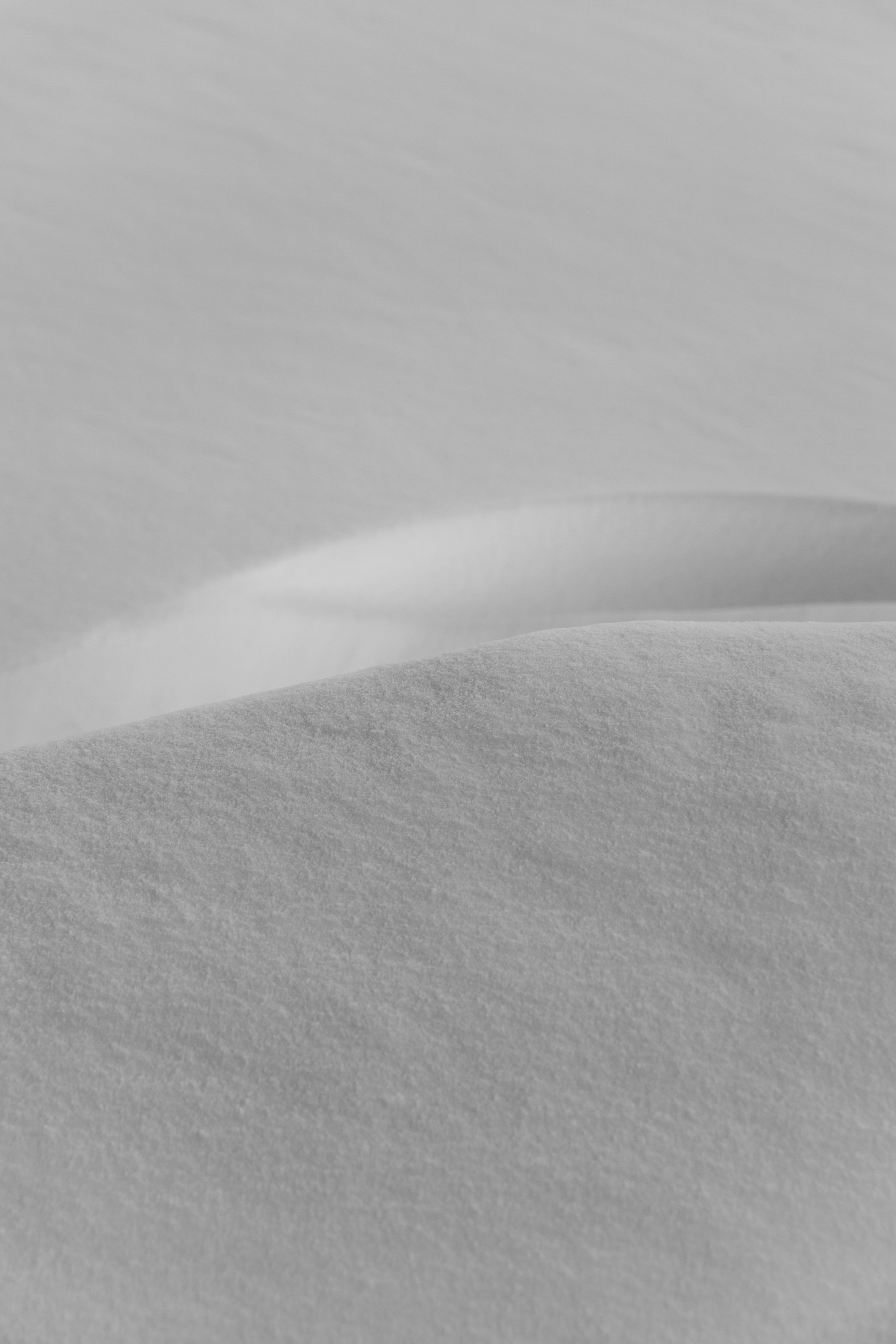 a black and white photo of a snow covered hill