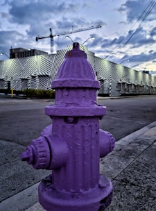 Close-up of a newly installed fire hydrant system in a commercial building.