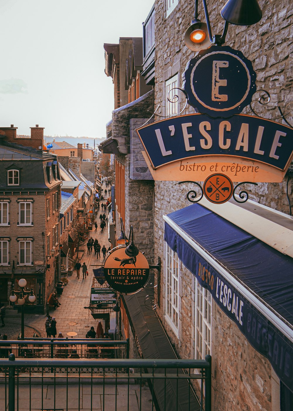 a view of a street in a city