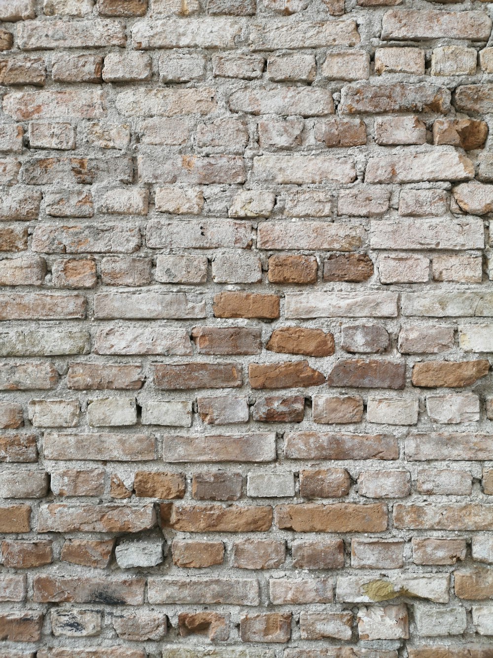 a close up of a brick wall made of bricks