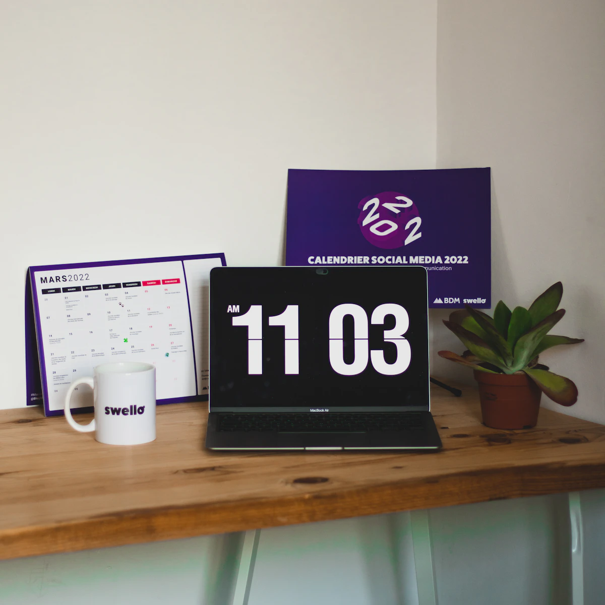 A timed exam simulation setup