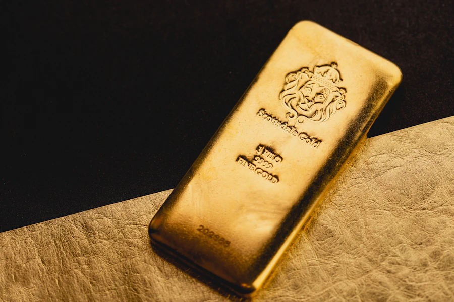 One-kilogram gold bullion bars