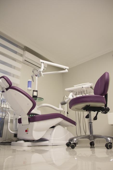 A modern dental office with advanced technology.