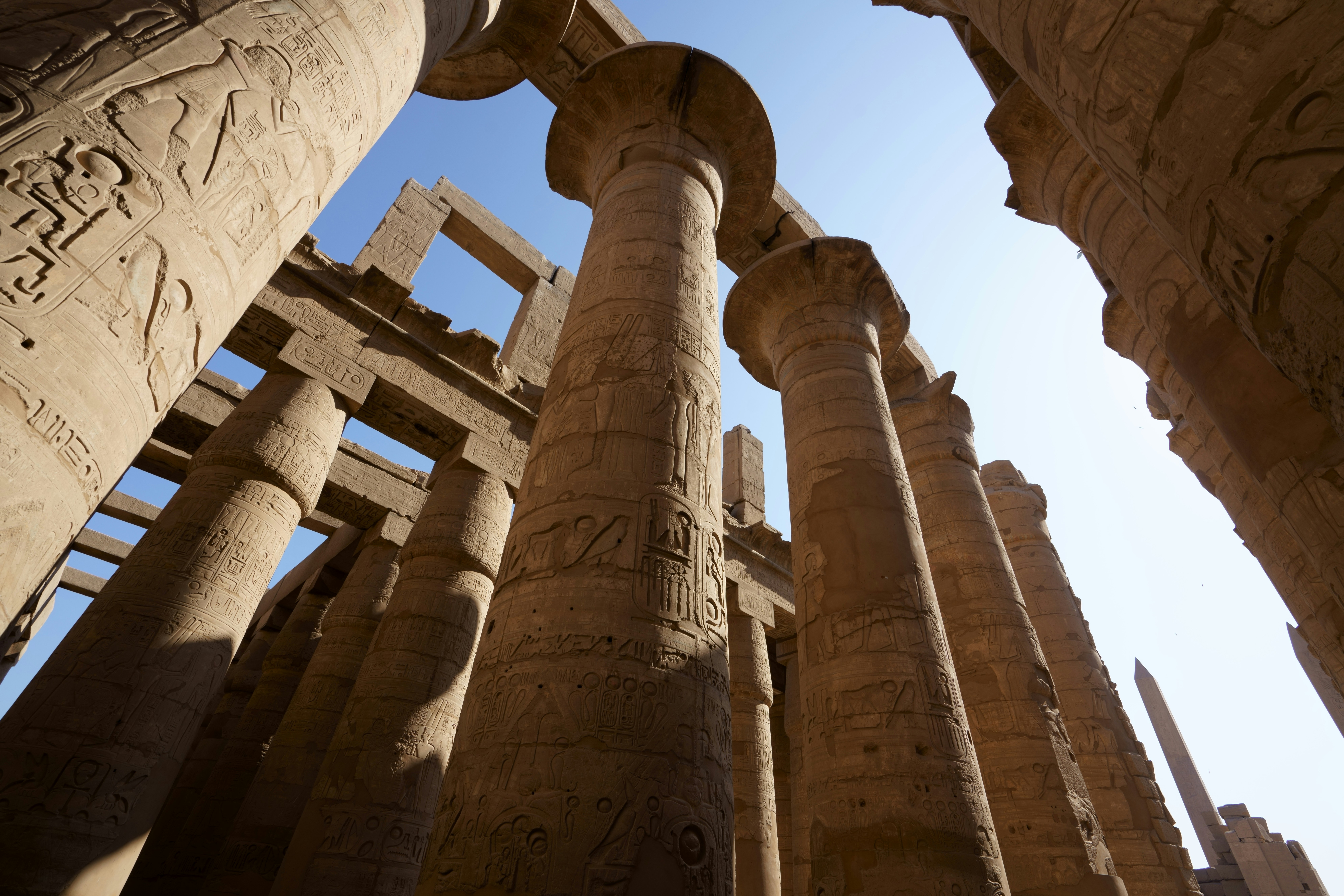 Colonnes du temple de Karnak