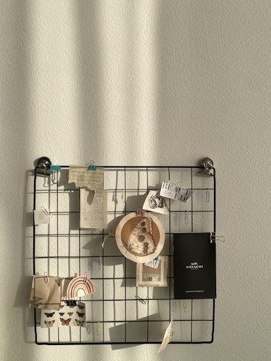 a wire rack with a bowl of food on top of it