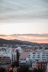 A panoramic view of a large-scale urban development project in Beirut at sunset.