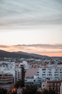 A panoramic view of a large-scale urban development project in Beirut at sunset.