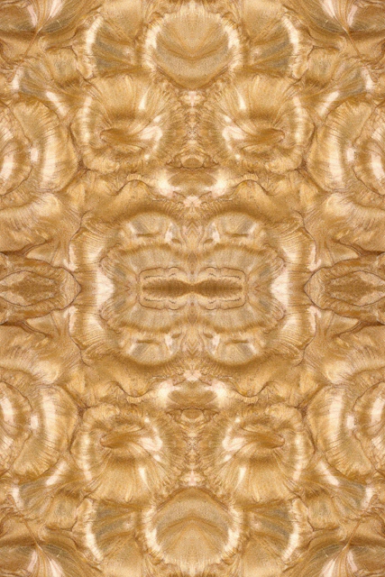 a gold and white background with a circular design