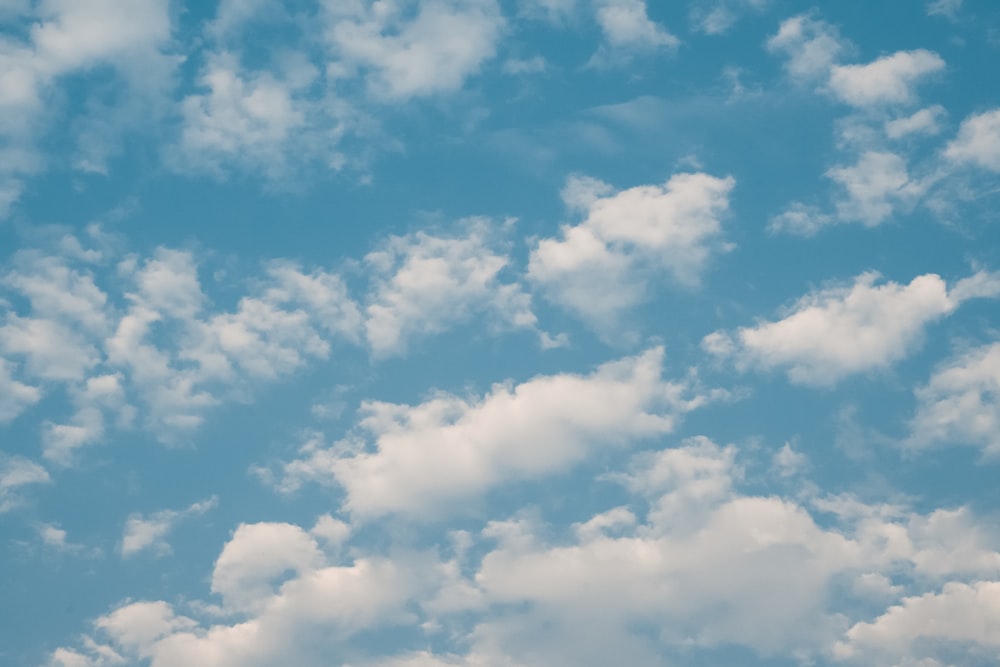 a plane flying in the sky with a lot of clouds