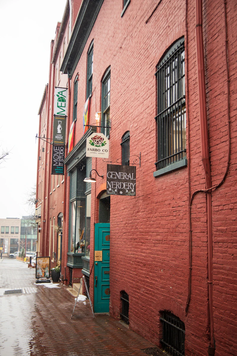 Historic brick facade
