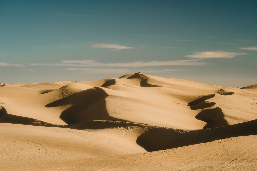 a large group of sand dunes in the desert