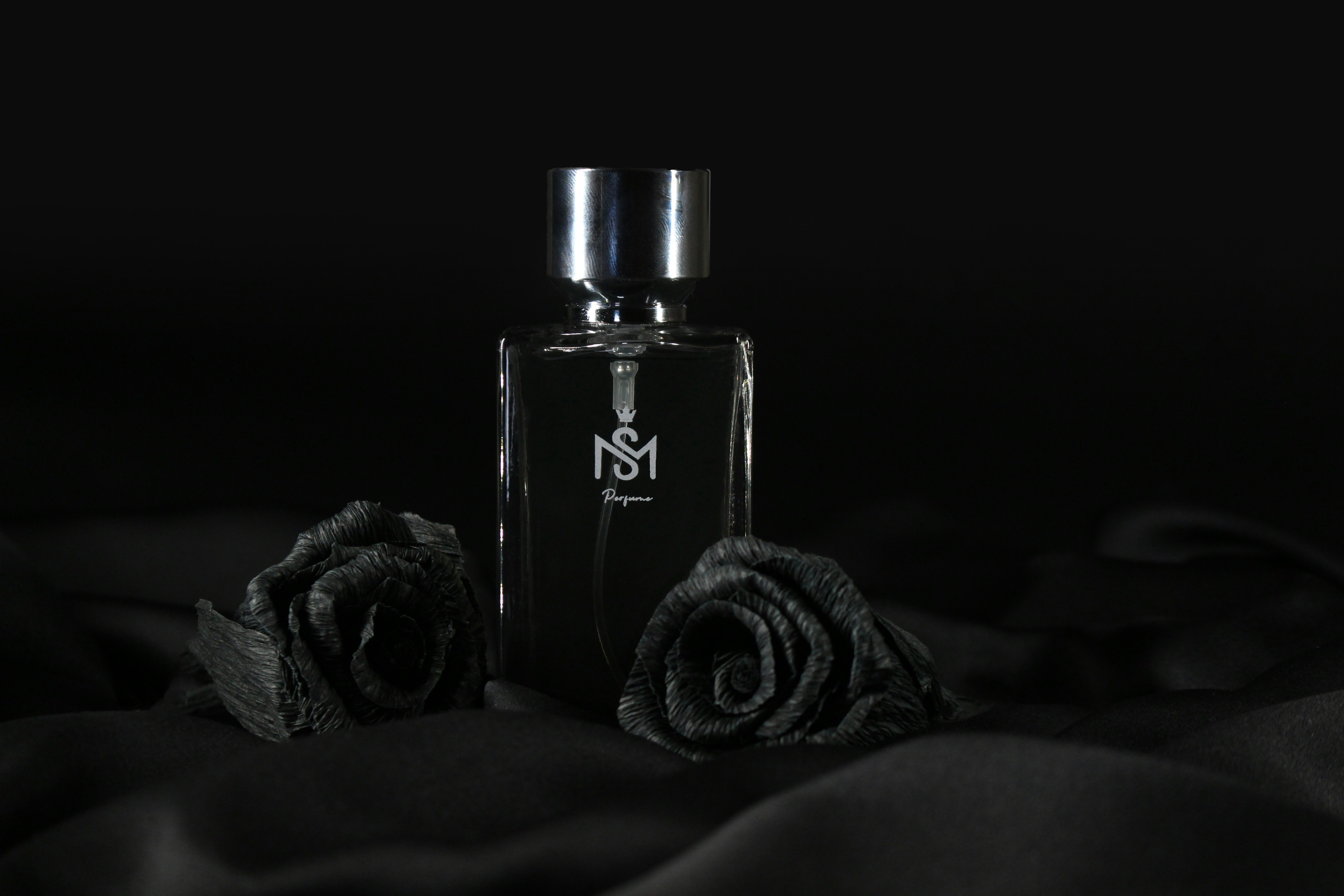 Luxury black perfume