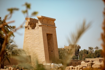 a tall tower with a clock on top of it