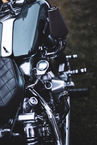 Charcoal Leather Chaps