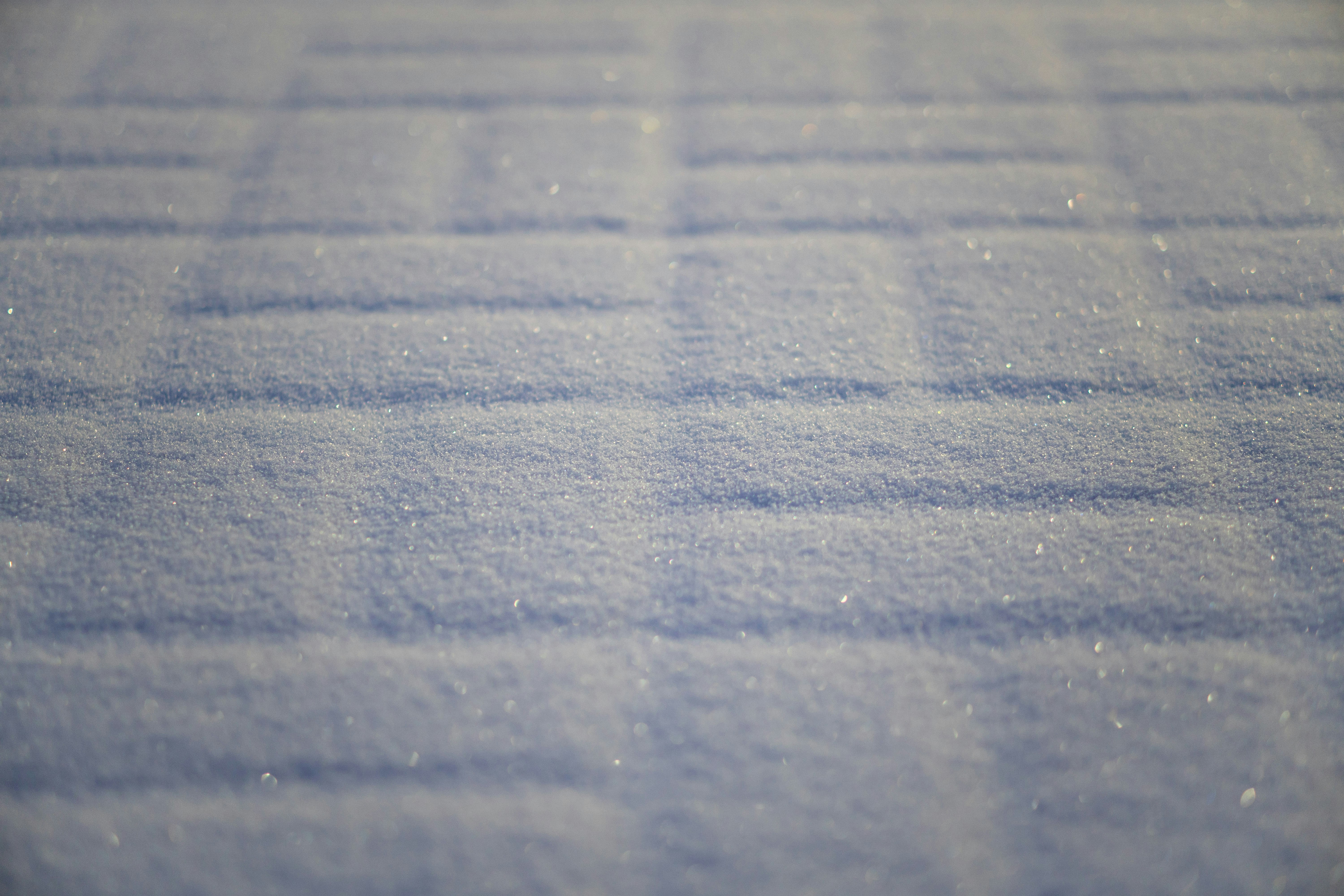 a close up of a snow covered ground