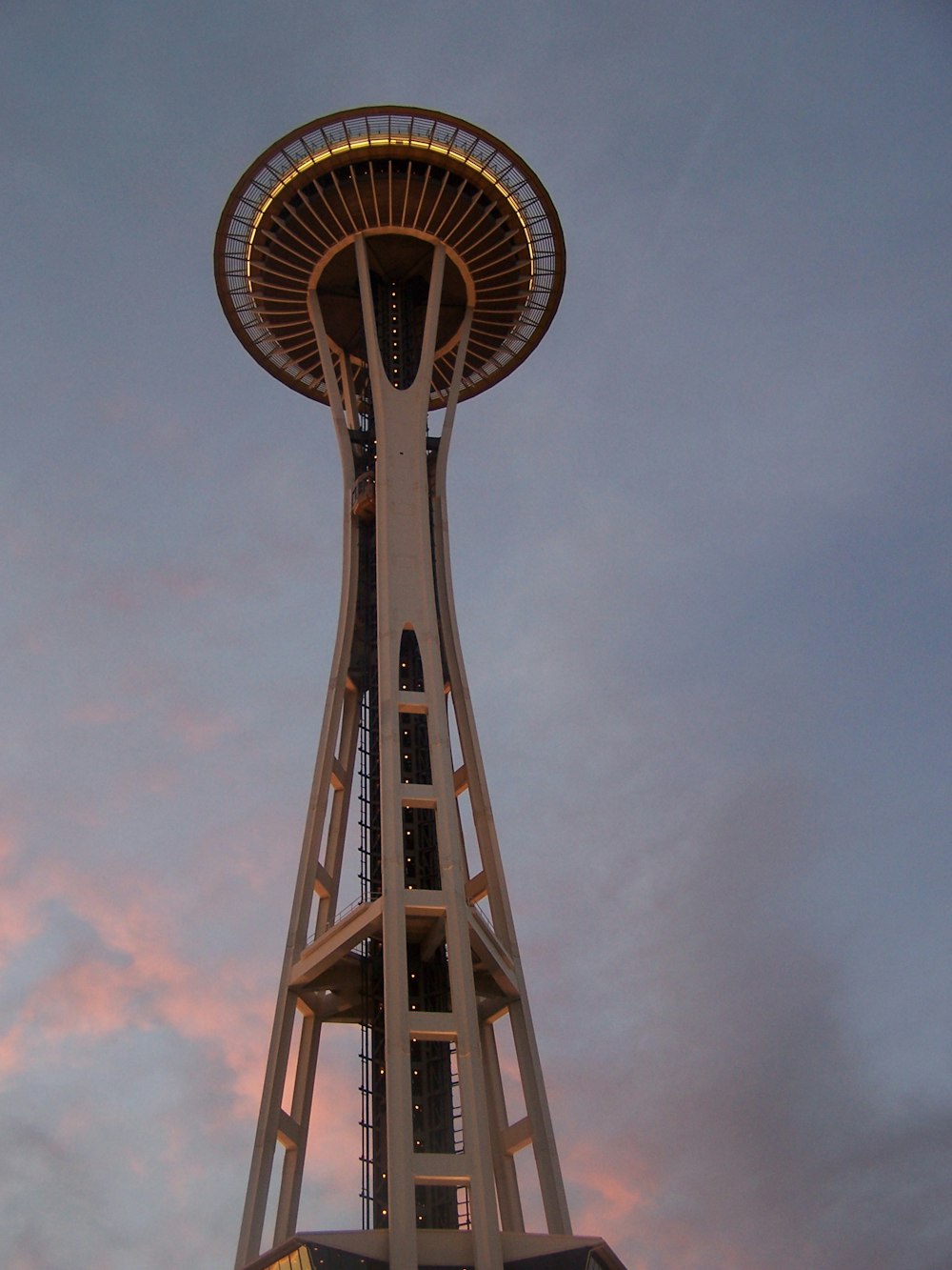 a tall tower with a sky in the background