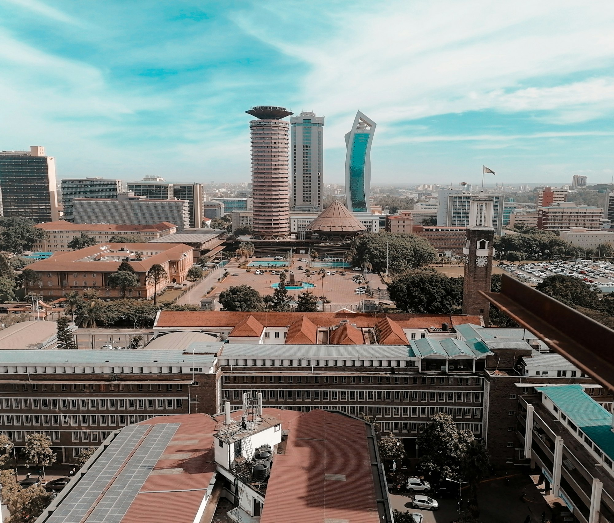 Cityscape in Nairobi, Kenya