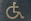 a handicap sign painted on the ground