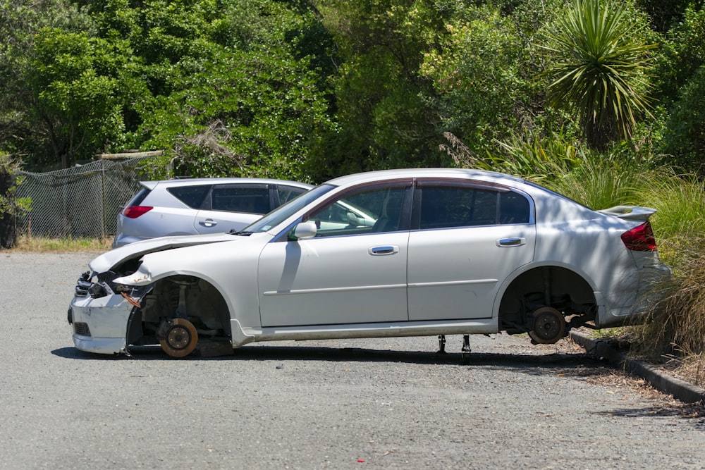 a car that has been hit by another car