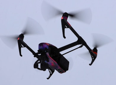 a close up of a flying object in the sky