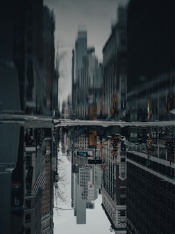a view of a city from a high rise