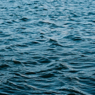a large body of water with waves on it