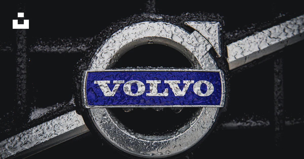 Volvo Label Text A volvo emblem on the front of a car photo – Free Land Image on Unsplash