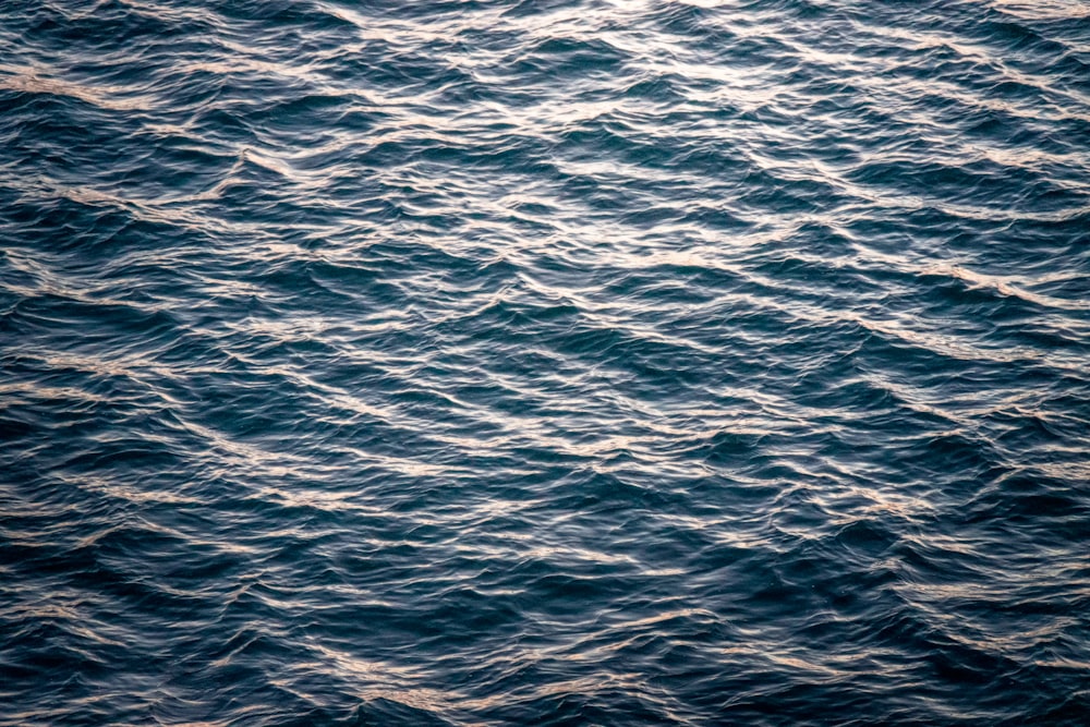 a large body of water with waves on it