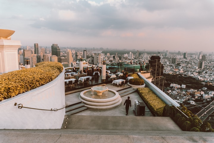 bangkok rooftop bars: bangkok nightlife area