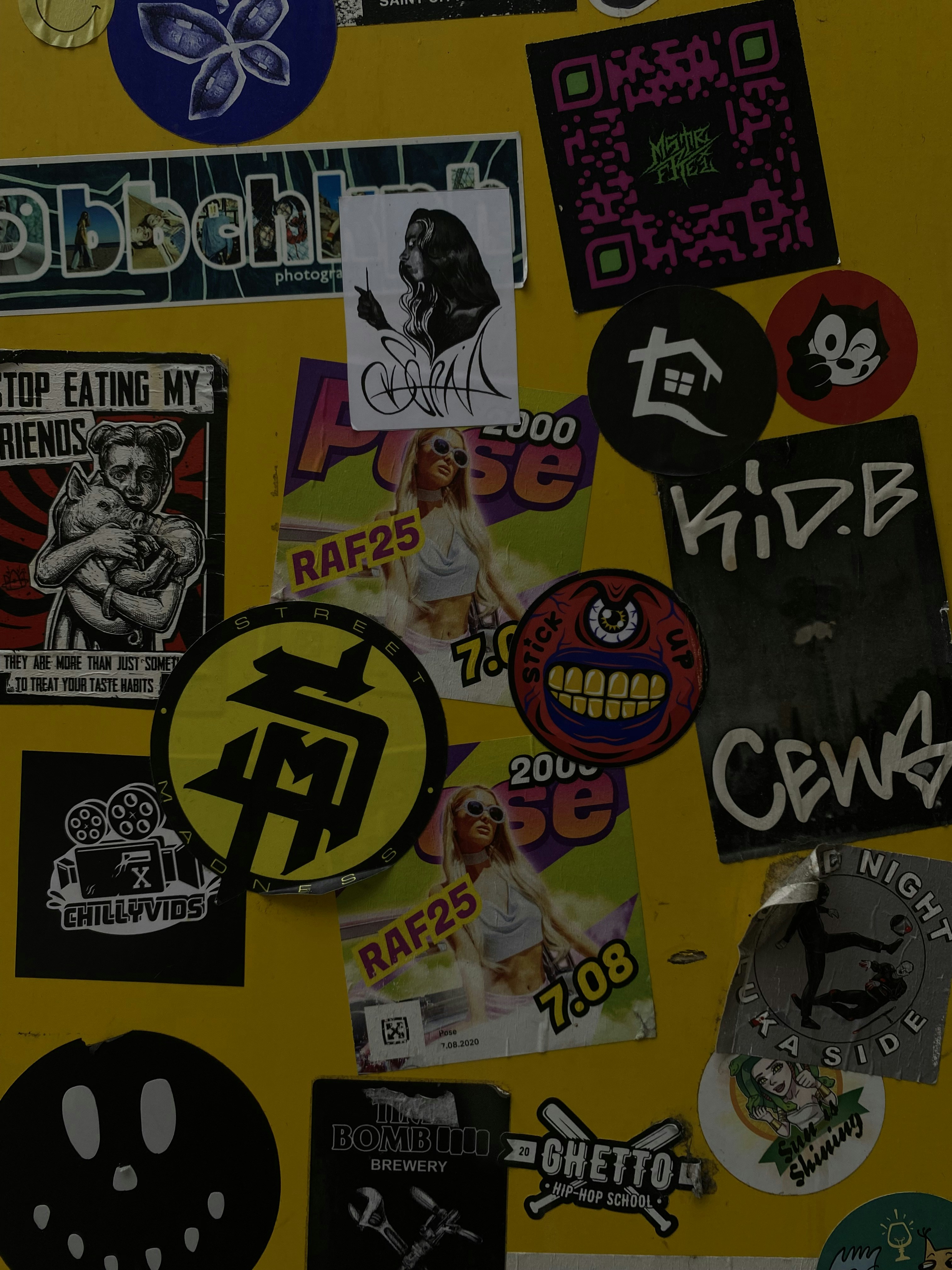 Edgy Art Stickers Collection