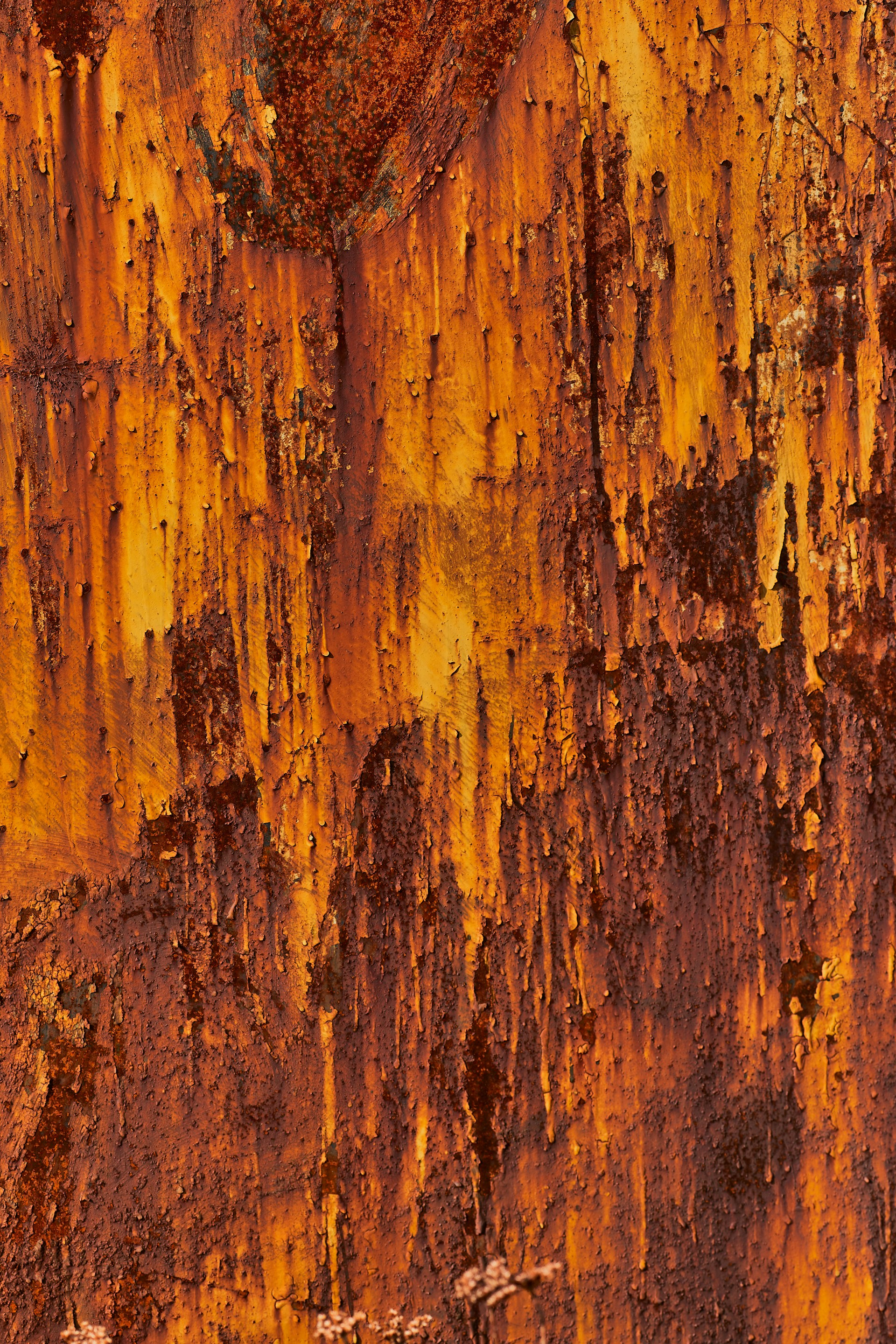a close up of a rusted metal surface