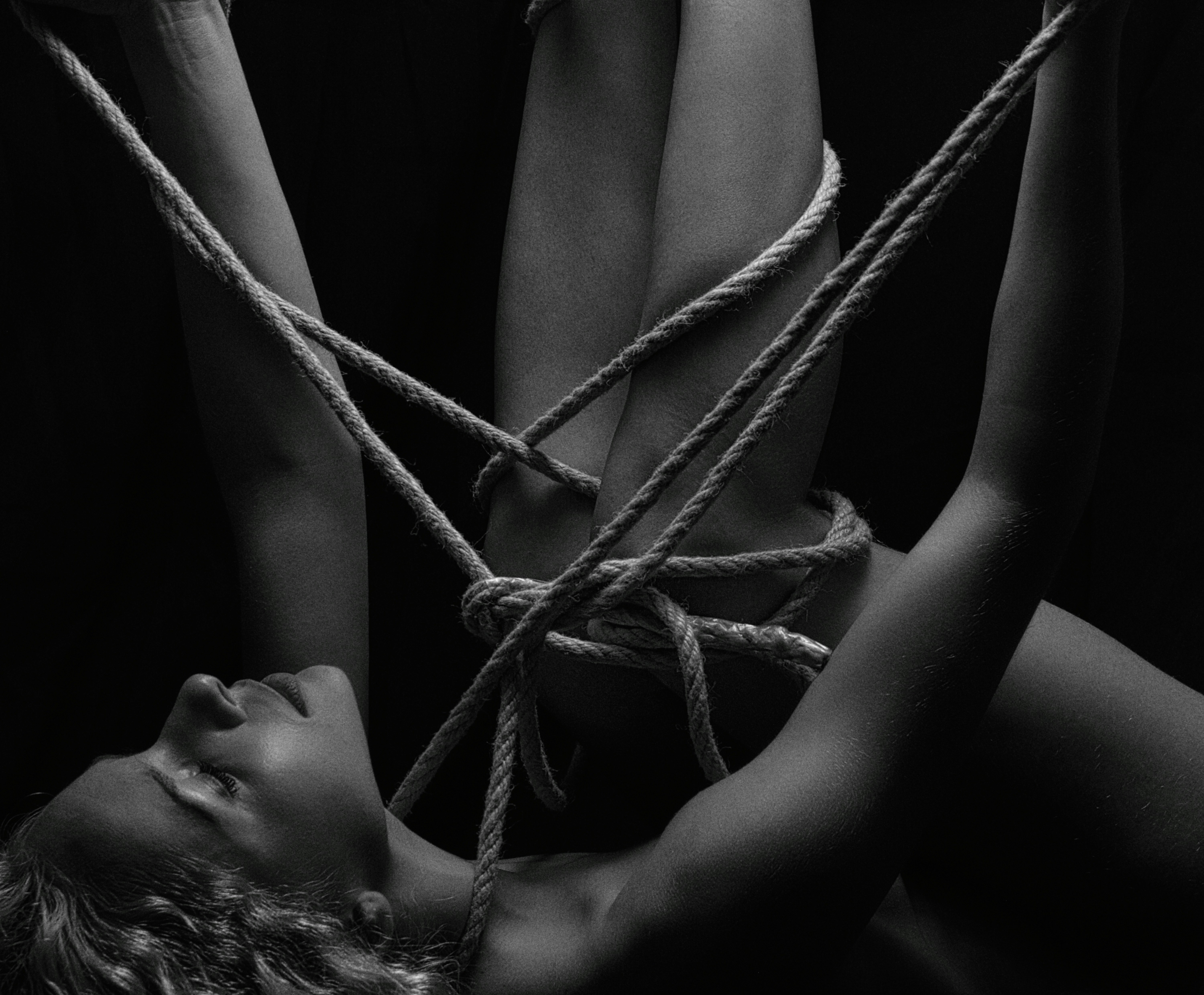 Elegant Shibari Canvas