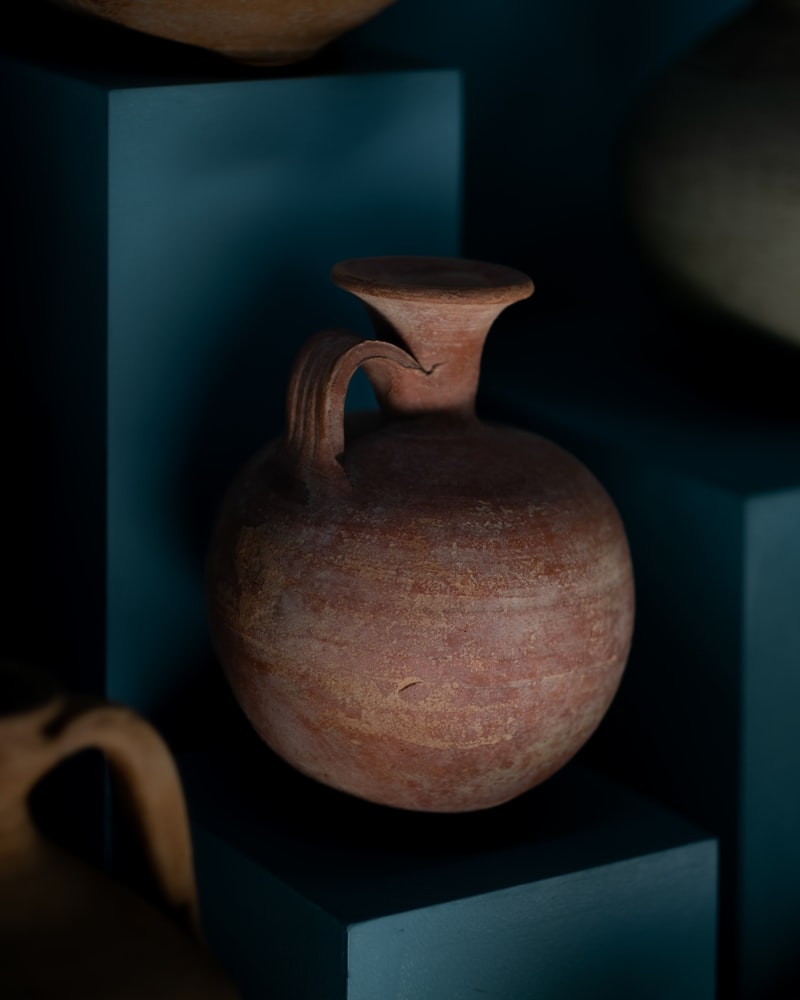 13th Century Seljuk Glazed Ceramic Vase