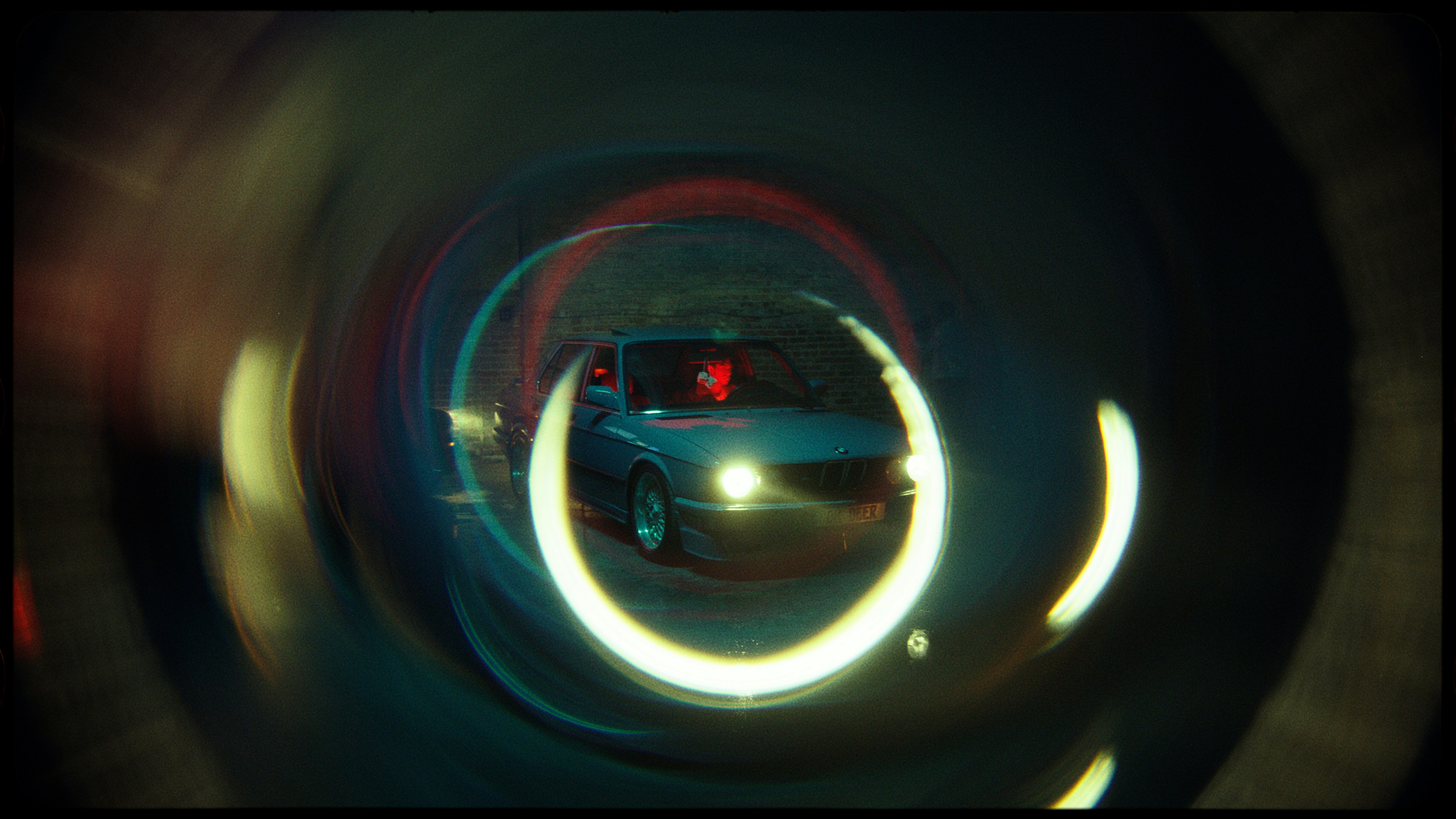 futuristic car interior camera