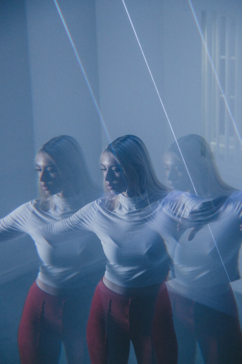 a group of women standing next to each other