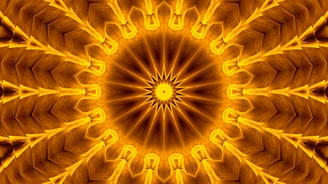 A circular mandala design incorporating various numerical patterns.