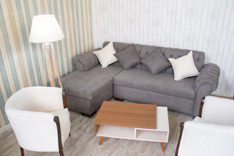 Cozy living room setup featuring stylish wooden furniture from Casaviva.