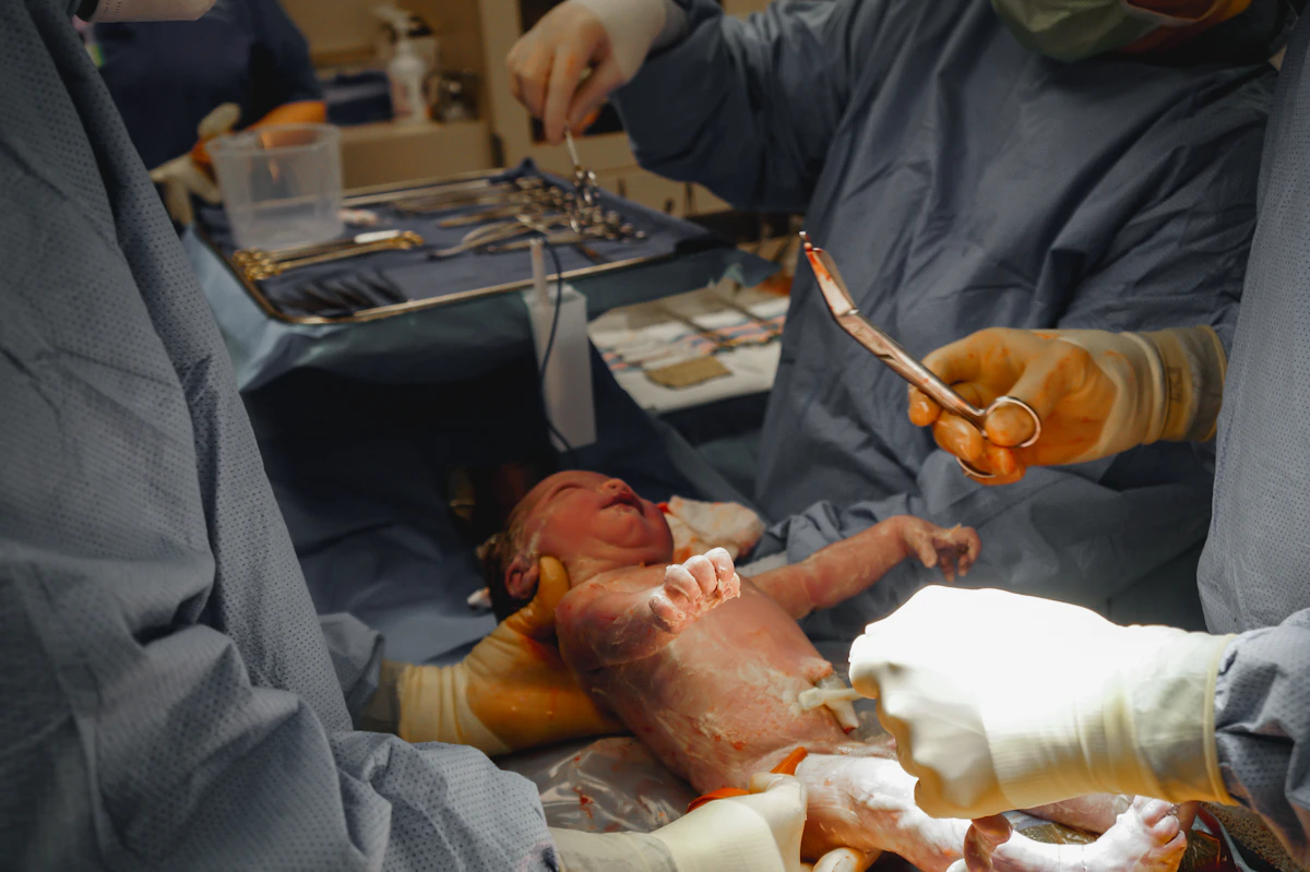 Sleeping newborn