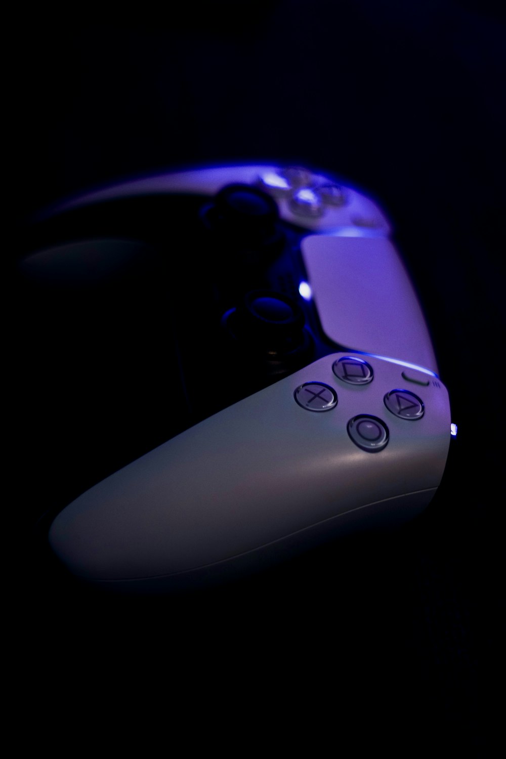 a close up of a video game controller