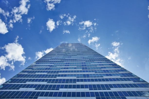 a very tall building with a lot of windows