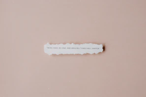 a piece of paper with a quote on it
