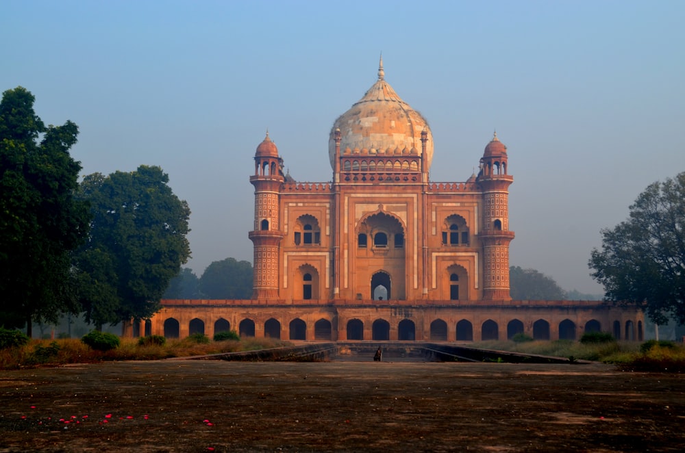 a large building with a dome on top of it