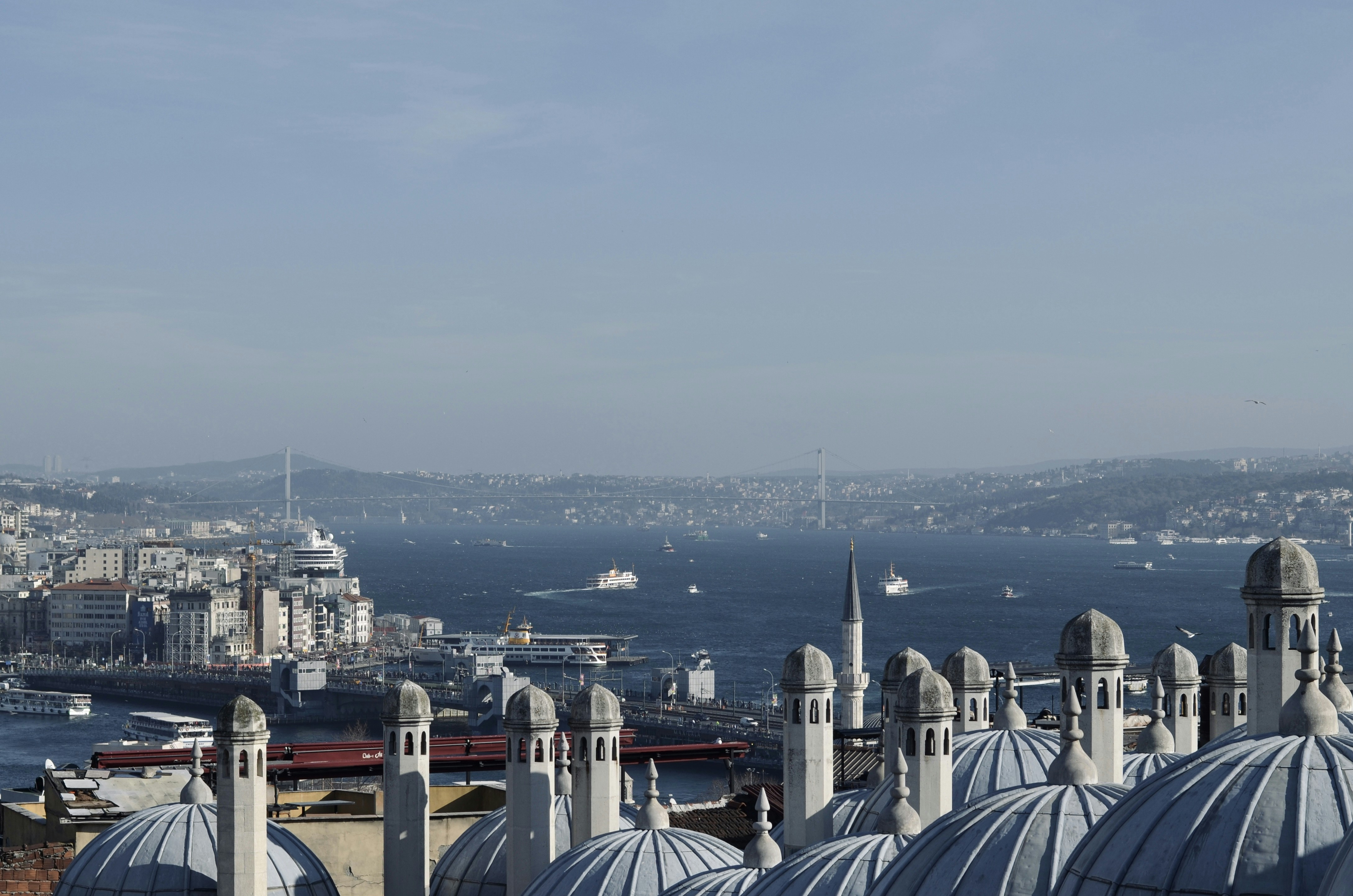 a view of a city and a body of water