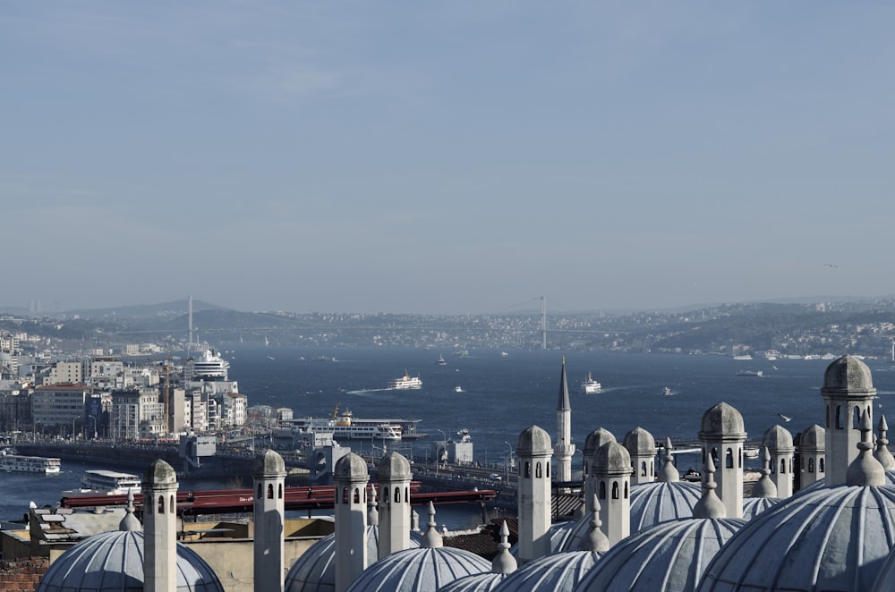 a view of a city and a body of water