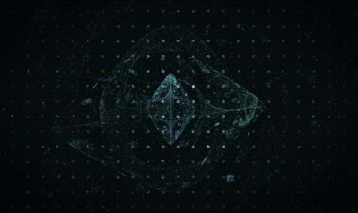 An abstract piece inspired by sacred geometry.