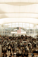 A VIP client being escorted through a private security checkpoint with ease.