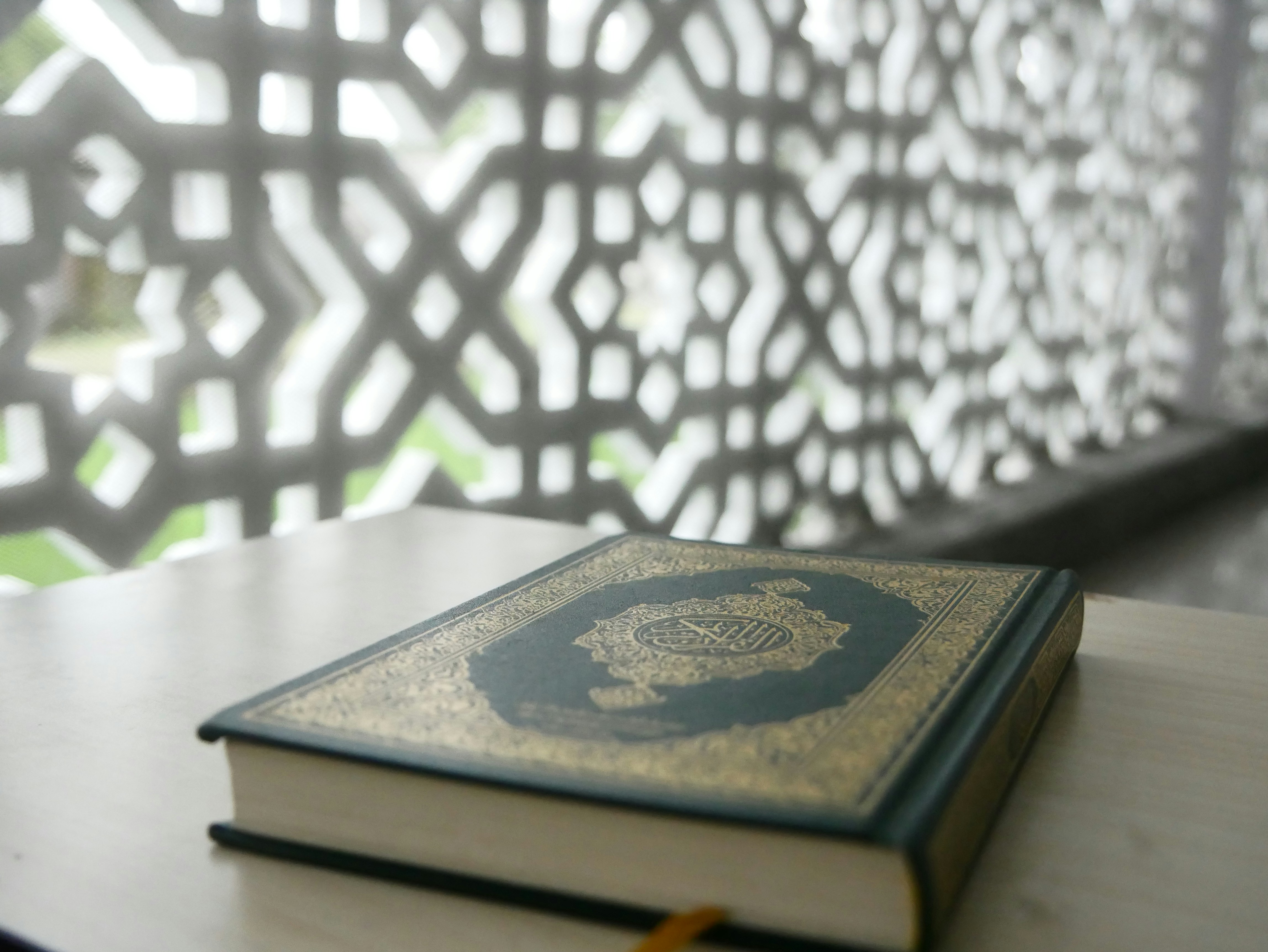 a book sitting on top of a wooden table