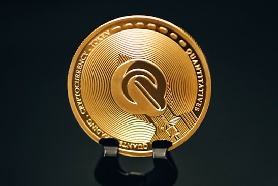 An illustration of a digital token with a modern aesthetic.