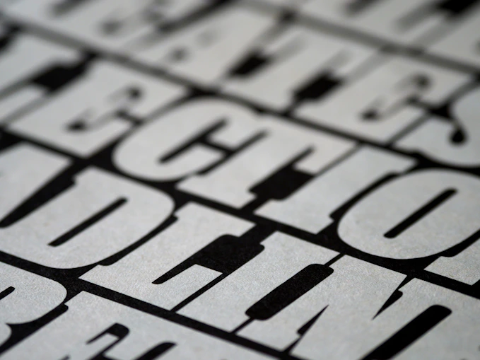 A striking large photo with a bold text overlay showcasing the title of the most recent blog post.